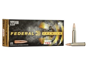 FEDERAL .223 REM 55GR BARNES TSX AMMO 20RD