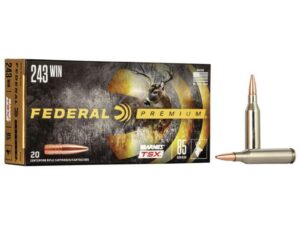 Federal Barnes TSX Rifle Ammuntion .243 Win 85gr TSX 3200fps 20/ct