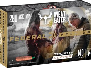 Federal Terminal Ascent Rifle Ammunition .280 Ackley Imp. 140gr 2930 fps 20/ct