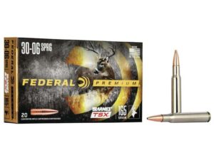 Federal Barnes TSX Rifle Ammunition 30-06 Sprg 165gr HP 2800 fps 20/ct