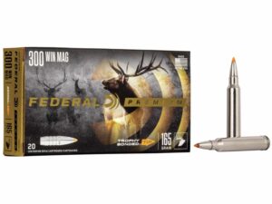 Federal Premium Vital-Shok Rifle Ammunition .300 Win Mag 165 gr TBT 3050 fps - 20/box