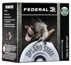 FEDERAL FIELD & RANGE STEEL 28GA 2 3/4" 5/8OZ 6 UPLAND STEEL AMMO 25RD