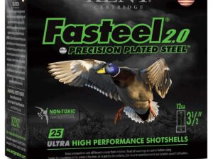 Kent Fasteel 2.0 Shotshells 12 ga 3-1/2" 1-3/8oz 1550 fps #BB 25/ct