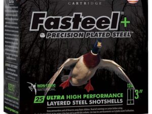 Kent Fasteel + Precision Plated Steel Waterfowl Shotshells 12ga 3" 1-1/4oz 1450 fps #BB & #2 25/ct