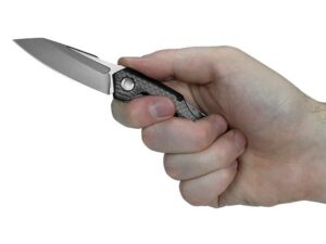 Kershaw Reverb Drop Point Steel Knife with PVD Coating - 6-1/10" Overall Length