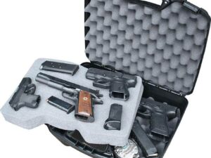 MTM Snap-Latch Four 4 Pistol Case for Up to 8" Barrel - Black