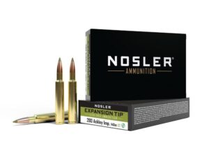 Nosler E-Tip Rifle Ammunition 280 Ackley Imp 140 gr E-Tip 3200 fps 20/ct