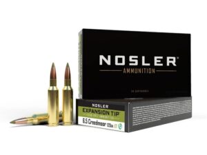Nosler E-Tip Rifle Ammunition 6.5 Creedmoor 120 gr E-Tip 2850 fps 20/ct