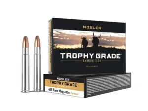 Nosler Safari Rifle Ammunition .416 Rem Mag 400 gr PT 2400 fps - 20/ct