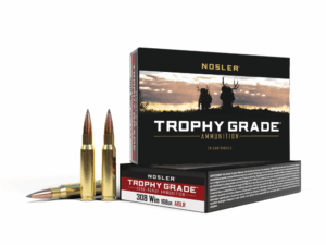 Nosler Trophy Grade Long Range Ammunition .308 Win 168 gr ABLR 2750 fps 20/ct