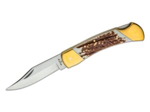 Uncle Henry LB8CP Bear Paw Folding Knife 3 7/10" Blade Next Gen Staglon Handle