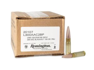 Remington UMC Loose Bulk Rifle Ammunition .300 AAC Blackout 150 gr. FMJ 1905 fps 200/ct (Bulk Pack)