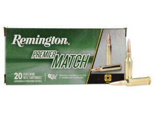 Remington Premier Match MatchKing Rifle Ammunition .224 Valkyrie 90gr BTHP 2700 fps 20/ct