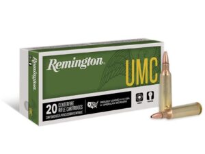 Remington UMC Rifle Ammunition .22-250 Rem 45 gr JHP 4000 fps 20/ct