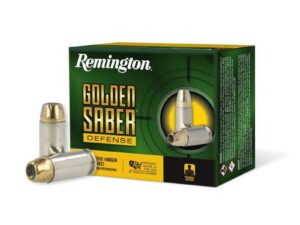 Remington Golden Saber Defense Ammunition .40 S&W 180gr BJHP 1015 fps 20/ct