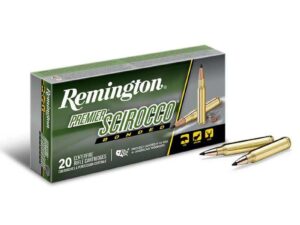 Remington Premier Scirocco Rifle Ammunition 30-06 Springfield 180 gr PT 2700 fps 20/ct