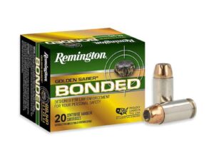 Remington Golden Saber Bonded Handgun Ammunition .40 S&W 165 gr BJHP 1150 fps 20/ct