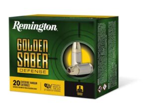 Remington Golden Saber Defense Ammunition 10mm Auto 180gr BJHP 1150 fps 20/ct