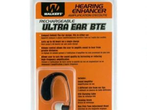 Walker's Ultra Ear Behind the Ear Hearing Enhancer Black