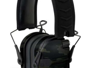 Walker's Razor Slim Shooter Folding Electronic Muff--Camo Grey
