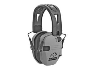 Walker's Razor Tacti-Grip Ear Muffs -Battleship Gray 23NRR