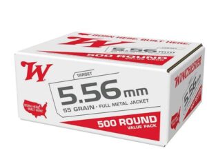 Winchester USA Lake City M193 Rifle Ammunition 5.56mm 55 gr. FMJ 3240 fps 500/ct (Bulk Box)