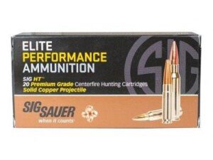 Sig Sauer Elite Hunting Rifle Ammunition .308 Win 150gr HT 2900 fps 20/ct