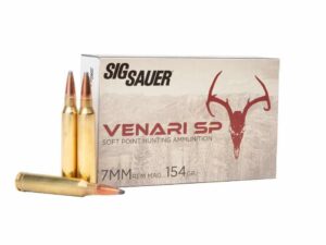 Sig Sauer Venari SP Rifle Ammunition 7mm Rem Mag 154gr SP 3045 fps 20/ct