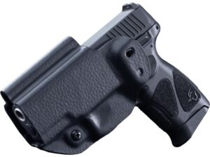 Mission First Tactical Leather Hybrid IWB/OWB Holster for Taurus PT111/G2/G2C/G2S/G3c Black Ambi