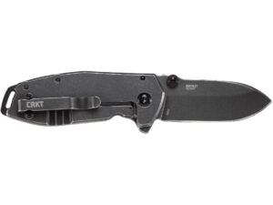 CRKT Squid Assisted Black Folding Knife Assisted Opening 2 3/8" Blade Black