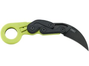 CRKT Provoke Zap Folding Knife 2 1/2" Hawkbill Blade Green