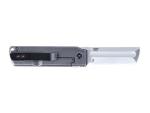 CRKT MinimalX Folding Knife 2-1/5" Cleaver Blade Grey
