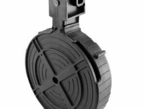 ATI German Sports Rotary Rifle Magazine Drum Ruger 10/22 .22 LR Black Polymer 110/rd