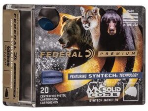 Federal Solid Core Handgun Ammunition 9mm Luger (+P) 147 gr TSJ 20/ct