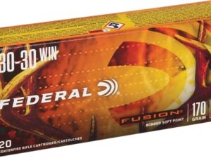FEDERAL FUSION 30-30 WIN 170GR - FUSION 20RD 10BX/CS