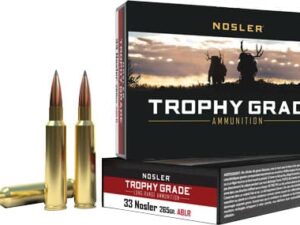NOSLER TROPHY GRADE LR 33 - NOSLER 265GR ABLR 20RD 10BX/CS