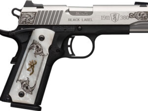 Browning1911 S/S ENGRAVED - 380ACP WHITE PEARL