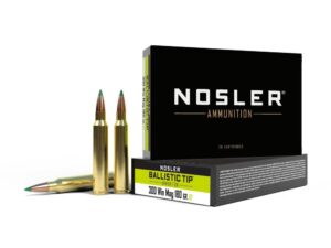 Nosler Ballistic Tip Rifle Ammunition .300 Win Mag 180gr BT 2950 fps 20/ct