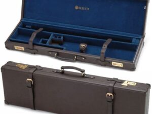 BERETTA LUGGAGE CASE FOR O/U - SHOTGUNS LEATHER BROWN