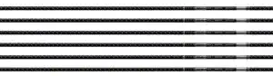 EASTON ARROW 5MM FMJ 400 W/ HO - 6-PACK W/ 2" BLAZER VANES