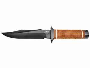 SOG Super SOG Bowie Knife 7.5" Blade Brown Leather