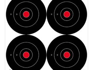 Birchwood Casey Dirty Bird 6" Bull's-Eye Targets 100/ct (400 Total Targets 4 per Sheet)
