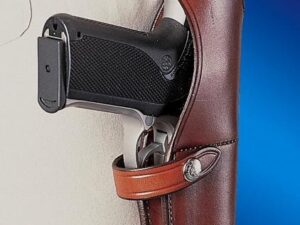 Bianchi Model X15 Vertical Shoulder Holster Sig Sauer P220 P220R Right Hand Plain Tan