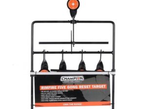 Champion Rimfire Five Gong Auto Reset Target Steel Card