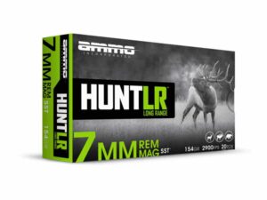 Ammo Inc. Hunt LR Rifle Ammunition 7mm Rem Mag 154 gr PT 2900 fps 20/ct