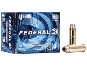 Federal Power-Shok Handgun Ammunition .41 Mag 210 gr JHP 1230 fps 20/box