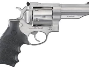 RUGER REDHAWK 44 REM MAG 4.2" - STAINLESS RUBBER ADJUSTABLE