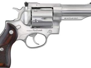 RUGER REDHAWK 45ACP 4.2" - STAINLESS WOOD ADJUSTABE