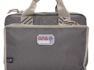 G-Outdoors Quad Pistol Range Bag with Mag Storage and Dump Cups FDE