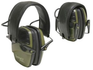 Howard Leight Impact Sport Electronic Earmuff 22dB Olive Green